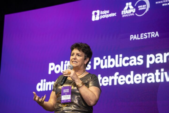 Sandra Kennedy Viana, do Ministério das Mulheres | Foto: Sara Cheida/Itaipu Binacional