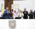 Solenidade ocorreu no PlenÃ¡rio da Casa na tarde desta quarta-feira | Foto: AntÃ´nio More/Alep