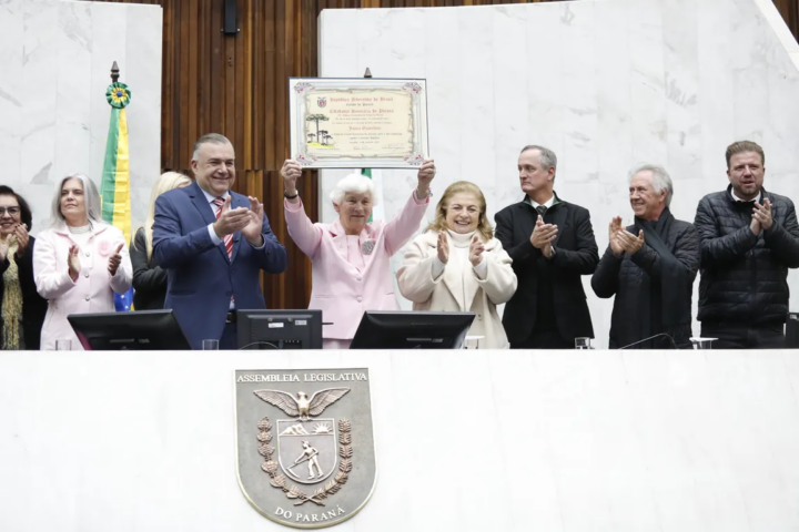 Solenidade ocorreu no Plenário da Casa na tarde desta quarta-feira | Foto: Antônio More/Alep