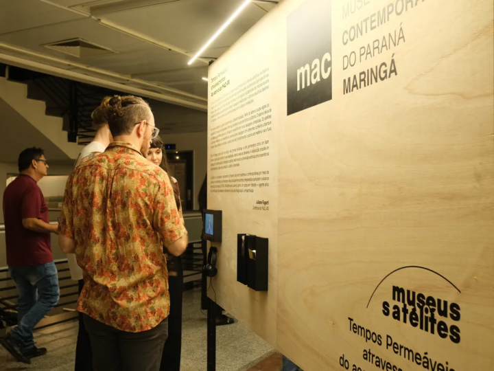 O MAC Maringá, núcleo do Museu de Arte Contemporânea do Paraná (MAC-PR), foi aberto ao público nesta quinta-feira (28), em espaço permanente no Teatro Calil Haddad | Foto: Divulgação/Assessoria Parlamentar